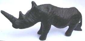 LS5602.1 Lucas SITHOLE "Rhino" 1956 bronze 1/3 - 09½x025x05½ cm