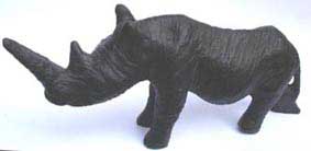 LS5602.1 Lucas SITHOLE "Rhino" 1956 bronze 1/3 - 09x025x05 cm