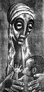 LS6208 Lucas SITHOLE "Black Madonna" 1962 Oil/board (meas. unknown)