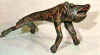 LS6802 Lucas SITHOLE "Begging Hyena" Rhodesian teak 056x131x056 cm