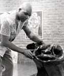 Lucas SITHOLE with LS6817 "Bullfighter", 1968 - Gallery 101 Johannesburg October1968