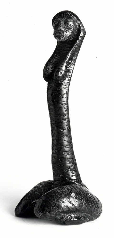 LS6906 Lucas SITHOLE "Cobra dancer" 1969 Apricot wood 060x022x023 cm