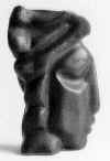 LS7412 Lucas SITHOLE "Head (Mankosi)" 1974 Swazi sandstone 034x014x020 cm