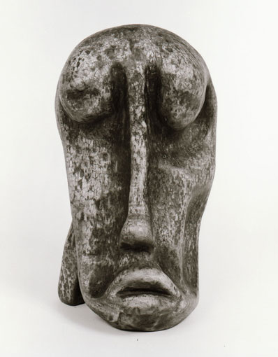 LS7417 Lucas SITHOLE "Non-tiring bull (The fighter) (Guduza Nkunzikayikhathali)" 1974 Zulu indigenous wood 059x030x035 cm 