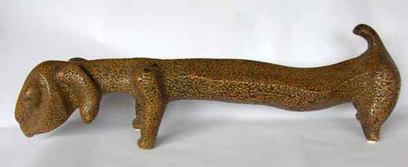 Lucas SITHOLE LS7508 "Searching for water", 1975 - Indigenous wood from Swaziland - 025x085x017 cm