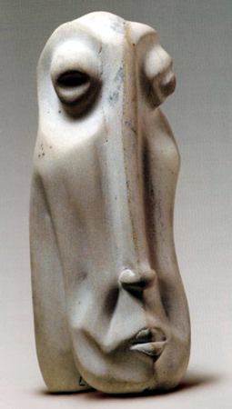 SITHOLE LS7716 "Understanding", 1977 - Cape mountain stone - 062x022x027 cm