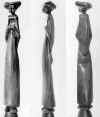 LS8005 Lucas SITHOLE "Herero Woman" 1980 (three views) Namibian indigenous wood 083x015x014 cm