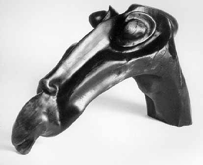 LS8513 Lucas SITHOLE "It's delicious!" ("Manzimtoti!"), 1985 - Indigenous wood from Zululand - 047x032x074 cm